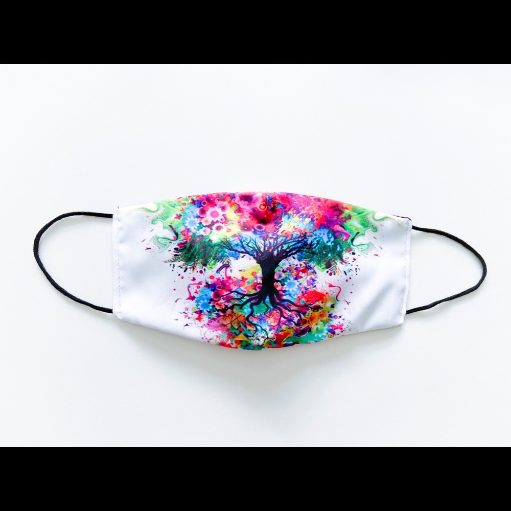 Colorful Tree Face Mask Washable And Reusable
